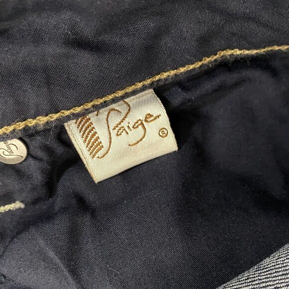 Paige Jeans Womens 27 (30x34) Bootcut Canyon Boot Flare Leg Denim Low Rise Y2K - Picture 10 of 10